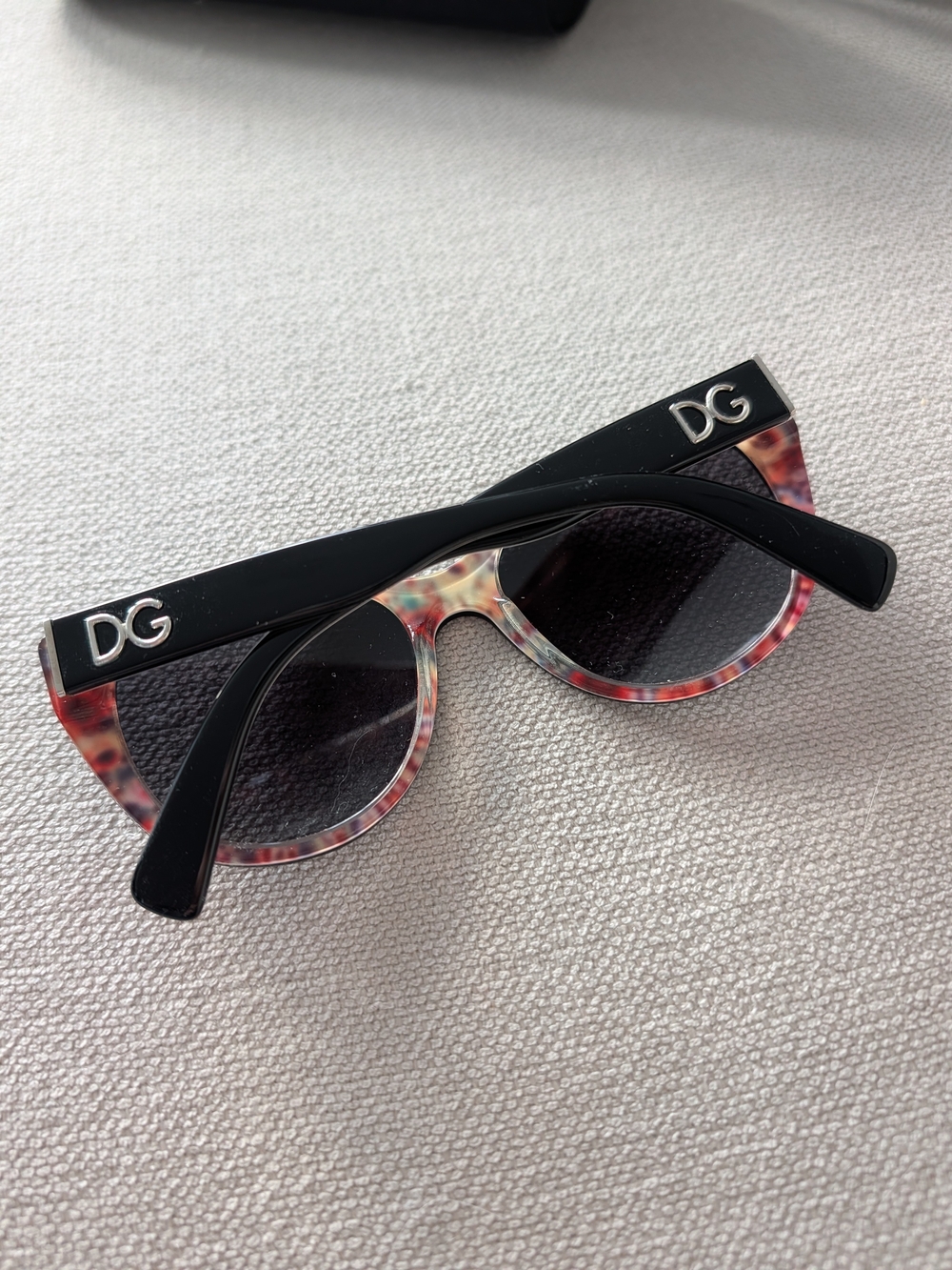 Dolce & Gabbana Black and Tortoiseshell Sunglasses